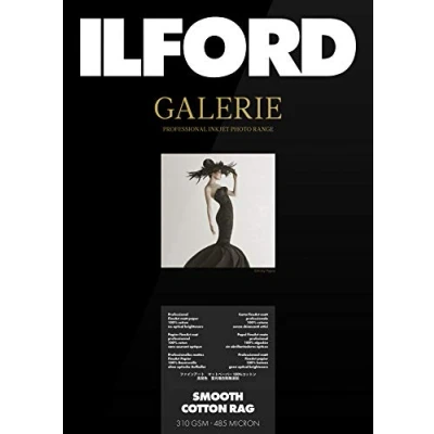 Afbeelding van ILFORD GALERIE Prestige Smooth Cotton Rag 310 g/m², A4, 210 x 297 mm, 25 vellen