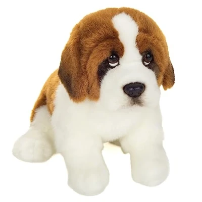 Afbeelding van Teddy Hermann 91983 Knuffel St. Bernard, zittend, 25 cm, speciale editie, favoriete hond met gerecyclede vulling