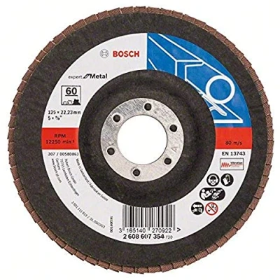 Afbeelding van Bosch Accessories 2608607354 X551 Lamellenschijf Diameter 125 mm Boordiameter 22.33 Staal 1 stuk(s)