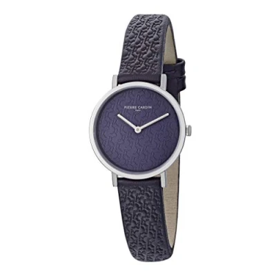 Afbeelding van Pierre Cardin Belleville PC Monogram CBV.1507 Horloge Leer Paars Ø 31 mm