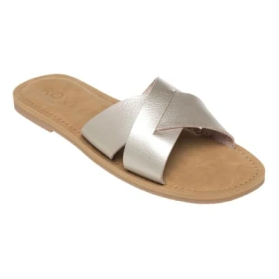 Afbeelding van Roxy Andreya Muiltjes, Dames, Maat: 37, Champagne Pu