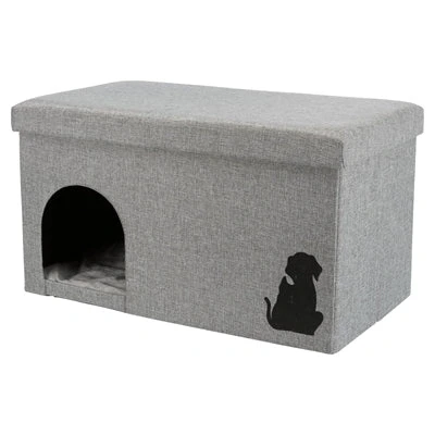 Afbeelding van Trixie Kattenhuis Kimy Grijs 70X40X40 CM