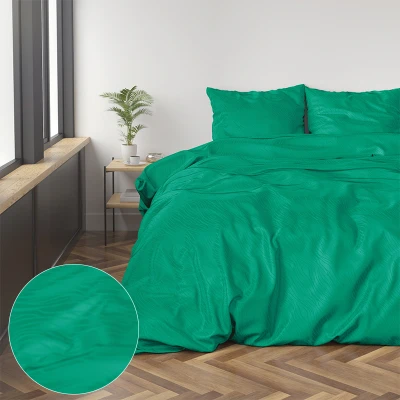 Afbeelding van Dekbedovertrek Orion 2 persoons (200 x 200/220 cm) Groen Koopjedeal.nl Altijd de beste deal