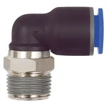 Afbeelding van PERSLUCHT KNIE 6X4MM X 3/8&quot; UITW KUNSTSTOF KLEM