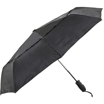 Afbeelding van Lifeventure Trek Ripstop winddichte paraplu met ergonomische rubberen handgreep en beschermhuls draagbaar, compact, opvouwbaar, licht hoge windbestendigheid