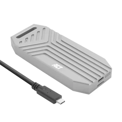 Afbeelding van ACT AC1625 USB 40Gbps M.2 2280 NVMe / PCIe SSD Behuizing High Performance Tool Free Aluminium