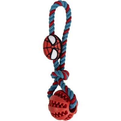Afbeelding van Hondenspeelgoed Spider Man Rood 10 x 30 7 cm