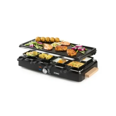Afbeelding van DOMO DO9261G Gourmetset Raclette Grill Hout 1400W