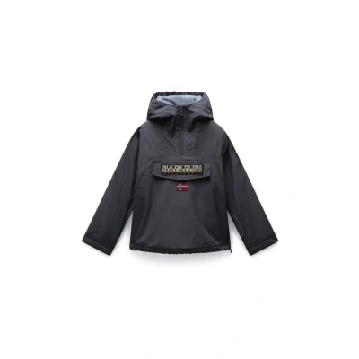 Afbeelding van Napapijri Rainforest Regenjas voor kinderen, Maat: 146 152, Dark grey solid