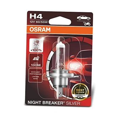 Afbeelding van OSRAM 64193NBS 01B Gloeilamp, verstraler H4 12V 60/55W Halogeen VOLKSWAGEN: CADDY Alltrack IV Van, Polo V Hatchback, 4 Kasten, FORD: Ranger Mk3
