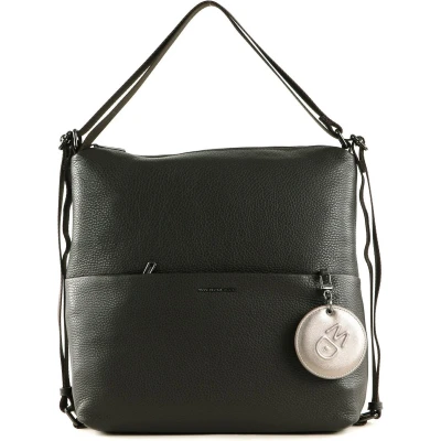 Afbeelding van MANDARINA DUCK Leren Schoudertas Rugzak Mellow Leather Hobo Mole Donkerbruin