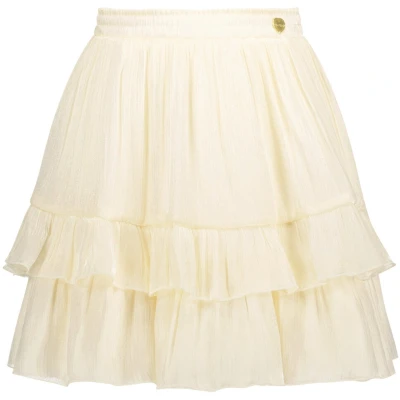 Afbeelding van Kinder Rokken tamar Silky Voile Skirt *dreamy Creamy* Dreamy Creamy Maat 128 Le Chic