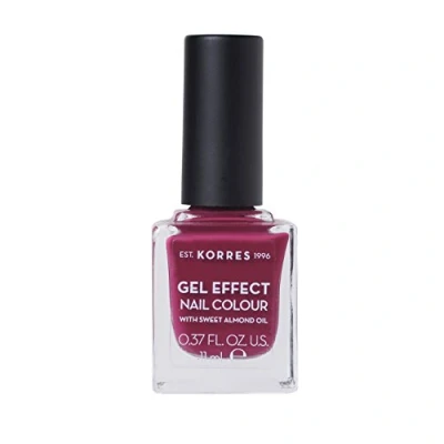 Afbeelding van Korres Geleffekt Nagellack Nagellak, Dames, Maat: 11 ml, Berry addict 74