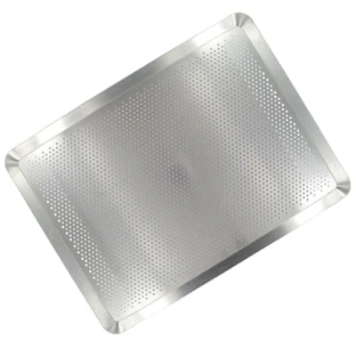 Afbeelding van Zenker 1540350 geperforeerde aluminium bakplaat, ovenplaat, plaat, aluminium, grijs, 40 x 30 1,5 cm
