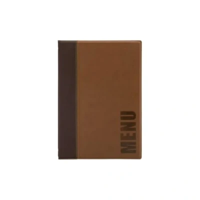 Afbeelding van Securit Trendy menumap A4 bruin