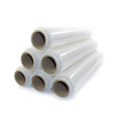 Afbeelding van Netuno 6 x transparante stretchfolie, 23 micron, 500 mm, 1,5 kg, polyethyleenfolie, cast folie, transparant, kunststoffolie voor verhuizing, handfolie, palletfolie, stretchfolie