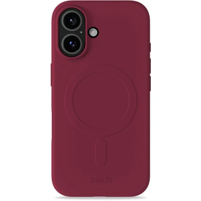 Afbeelding van Holdit Soft MagSafe Case voor de Apple iPhone 16 Red Velvet
