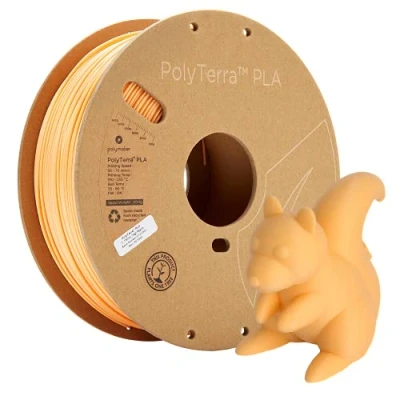 Afbeelding van Polymaker 70863 PolyTerra PLA Filament kunststof Gering kunststofgehalte 1.75 mm 1000 g Pasteloranje 1 stuk(s)