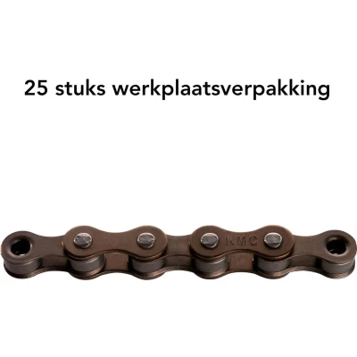 Afbeelding van Ds ketting S1 1/8 wide brown bulk (25)