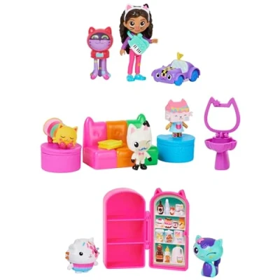 Afbeelding van Het poppenhuis van GABBY SUPRISE PACK figuren en speelsets met meubels uit Gabby&#039;s 6065400 speelgoed voor kinderen vanaf 3 jaar