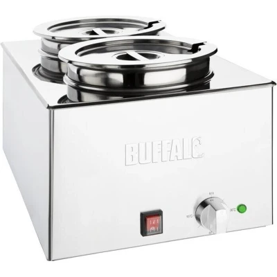 Afbeelding van Buffalo bain marie met 2x 5,2L bakken