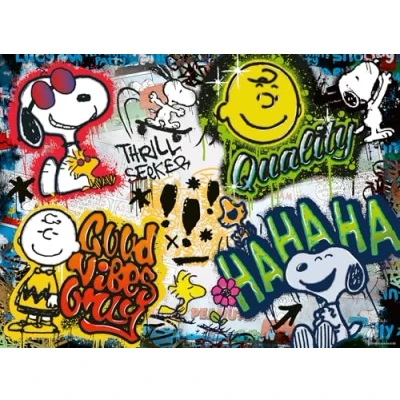 Afbeelding van Ravensburger puzzel Peanuts Graffiti Legpuzzel 500 stukjes