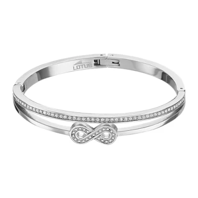 Afbeelding van Lotus Style Armband model LS2088 2/2 uit de Bliss collectie voor dames, staal, No aplica, Zilver, Blauwe zirkonia, zirkonia