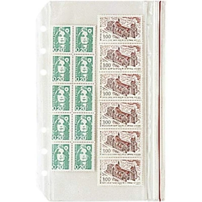 Afbeelding van Exacompta 18228E Navulzak met ritssluiting op de hoogte voor Exatime 17 Organizer 5 zakjes Transparant