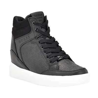 Afbeelding van GUESS Blairin Sneakers voor dames, Zwart logo.