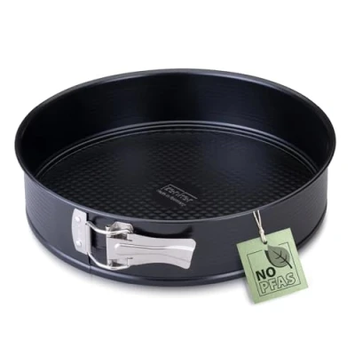 Afbeelding van Zenker 6908 Springvorm Energy plat en chenminbodem, diameter 26 cm, antraciet/zilver, roestvrij staal, 27 x 6,5 cm