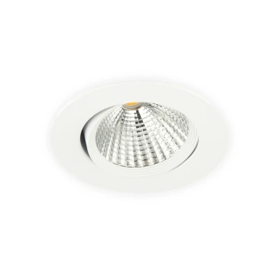 Afbeelding van Inbouwspot LED 7W Dimbaar, Wit, Rond, Kantelbaar, 230V, Neutraal Wit