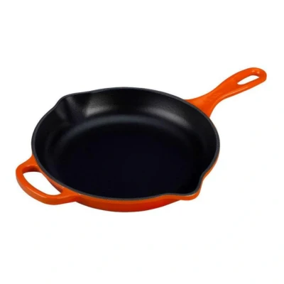 Afbeelding van Le Creuset Gietijzeren Ronde Skillet In Oranjerood 23cm