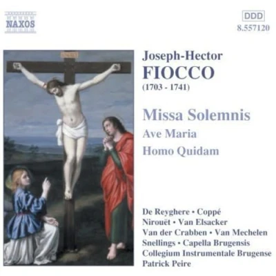 Afbeelding van Capella Brugensis, Collegium Instrumentale Patrick Peire Fiocco: Missa Solemnis/Ave Maria/Homo Quidam (CD)