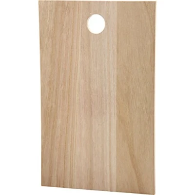 Afbeelding van Bord / Snijplank, afm 35x22 cm, dikte 13 mm, Keizerin boom, 1stuk