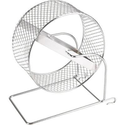Afbeelding van Flamingo Trota Speelgoed Knaagdier Ks Looprad Metaal Chroom S Dia. 15,5cm 1st 127289