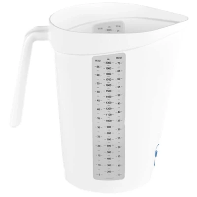 Afbeelding van Vikan Maatbekers Hygiene Maatbeker Wit 2ltr