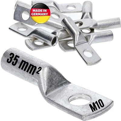 Afbeelding van 10 stuks Kalitec DR35 perskabelschoen 35mm² M10 I connector volgens DIN 46235 Made in Germany