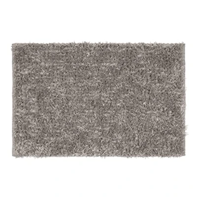 Afbeelding van Badmat, duurzame badmat gemaakt van gerecyclede PET flessen in schapenwol look met antislip onderkant, tapijt wasbaar tot 40 C, afmetingen (b x h): 60 90 cm, taupe