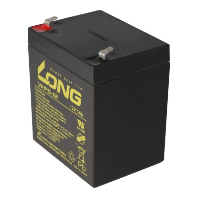 Afbeelding van Kung Long WP5 12 loodbatterij volt 5Ah bijv. Geschikt voor de batterij APCRBC140 van APC, 16 stuks zijn vereist