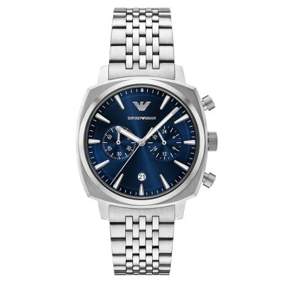 Afbeelding van Emporio Armani Heren horloge zilverkleurig met band