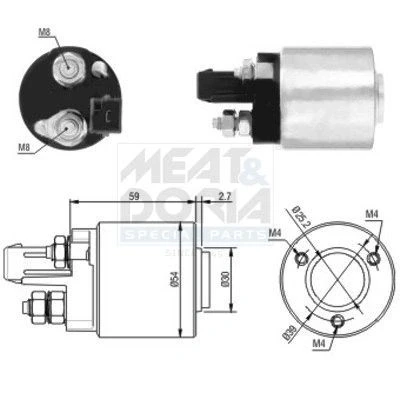 Afbeelding van Magneetschakelaar, starter MEAT &amp; DORIA 46105