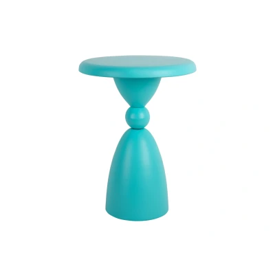 Afbeelding van Leitmotiv Bijzettafel Folly Outdoor Turquoise blue