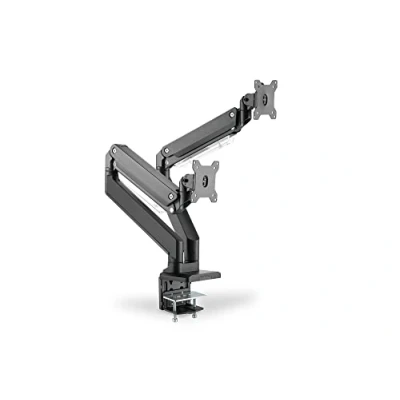 Afbeelding van Digitus DA 90427 Monitorbeugel 2 voudig 5,1 cm (2) 304,8 (120) Zwart Uittrekbaar, Draaibaar, In hoogte verstelbaar, Kantelbaar, Kantelbaar en roteerbaar,