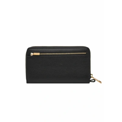 Afbeelding van Fossil Liza, ritssluiting voor dames, 19,5 cm L x 2,5 B 11,4 H, zwart, zwart.