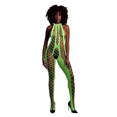 Afbeelding van Catsuit Met Halternek Groen