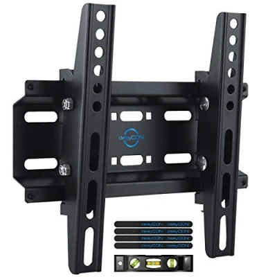 Afbeelding van deleyCON Universele TV Monitor Wandsteun voor 23&quot; 42&quot; Inch (58 107cm) Kantelbaar 35Kg tot VESA 200x200 LCD LED OLED TFT Televisie Bevestiging Houder