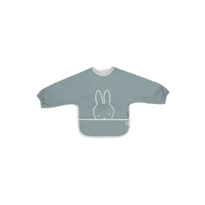 Image de Jollein Bavoir à manches pour bébé Miffy Peekaboo Vert mer imperméable Avec fermeture Velcro