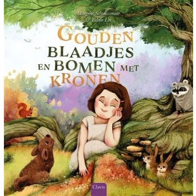 Image de Gouden blaadjes en bomen met kronen