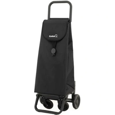 Afbeelding van Garmol Boodschappentrolley G360 Travel 4 Wielen Roterende Voorwielen Zwart