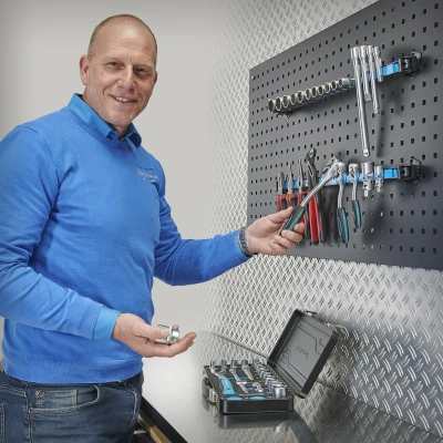 Afbeelding van Magneetstrip voor gereedschapsbord 55 cm (set van 2 stuks)